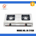 Gas stove with stainless steel double burner (JK-211SH)